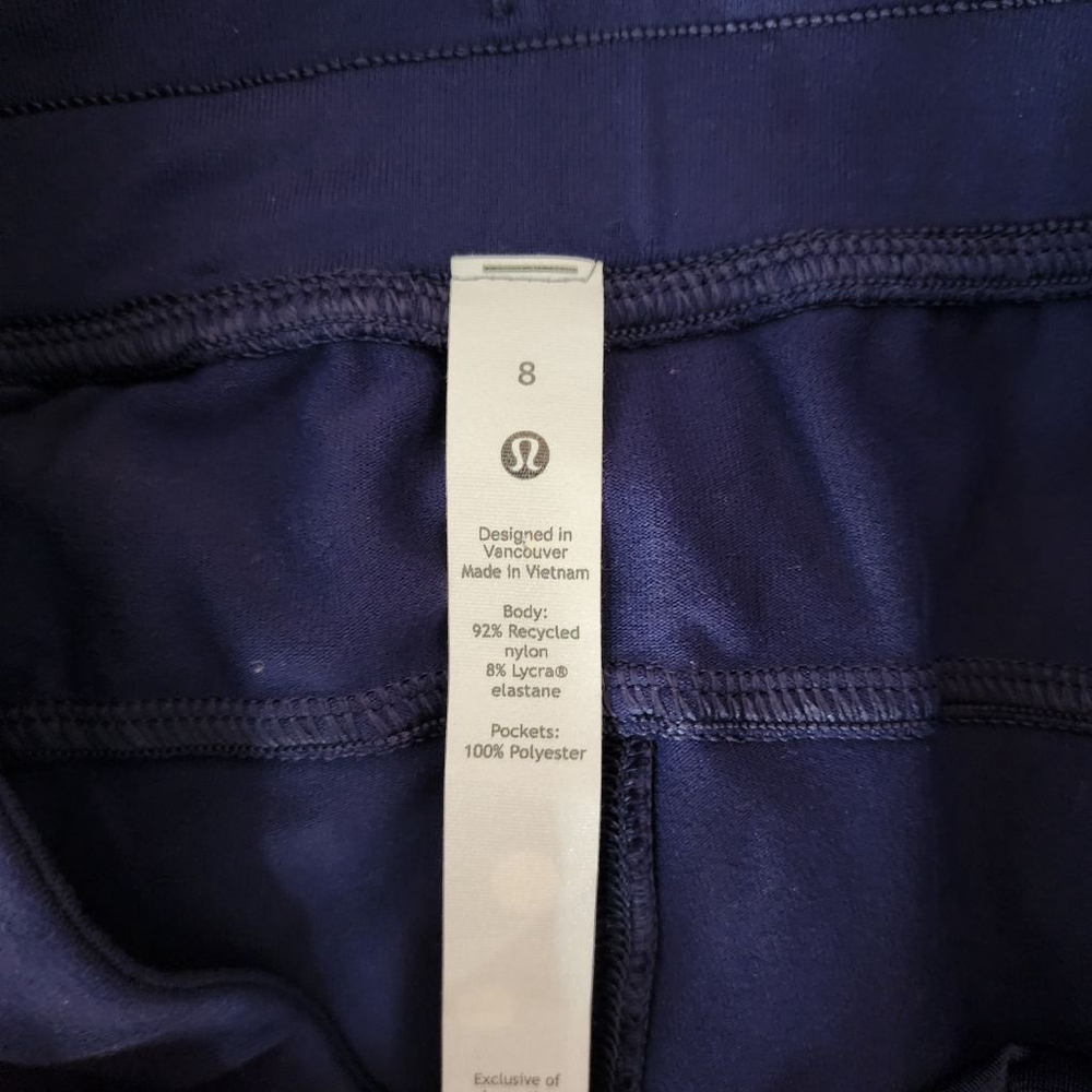 LULULEMON NWOT Ready To Rulu Navy Track Pants & Joggers Size 8 - Picture 4 of 4